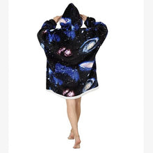 Load image into Gallery viewer, OVERSIZED HOODIE BLANKET GALAXY
