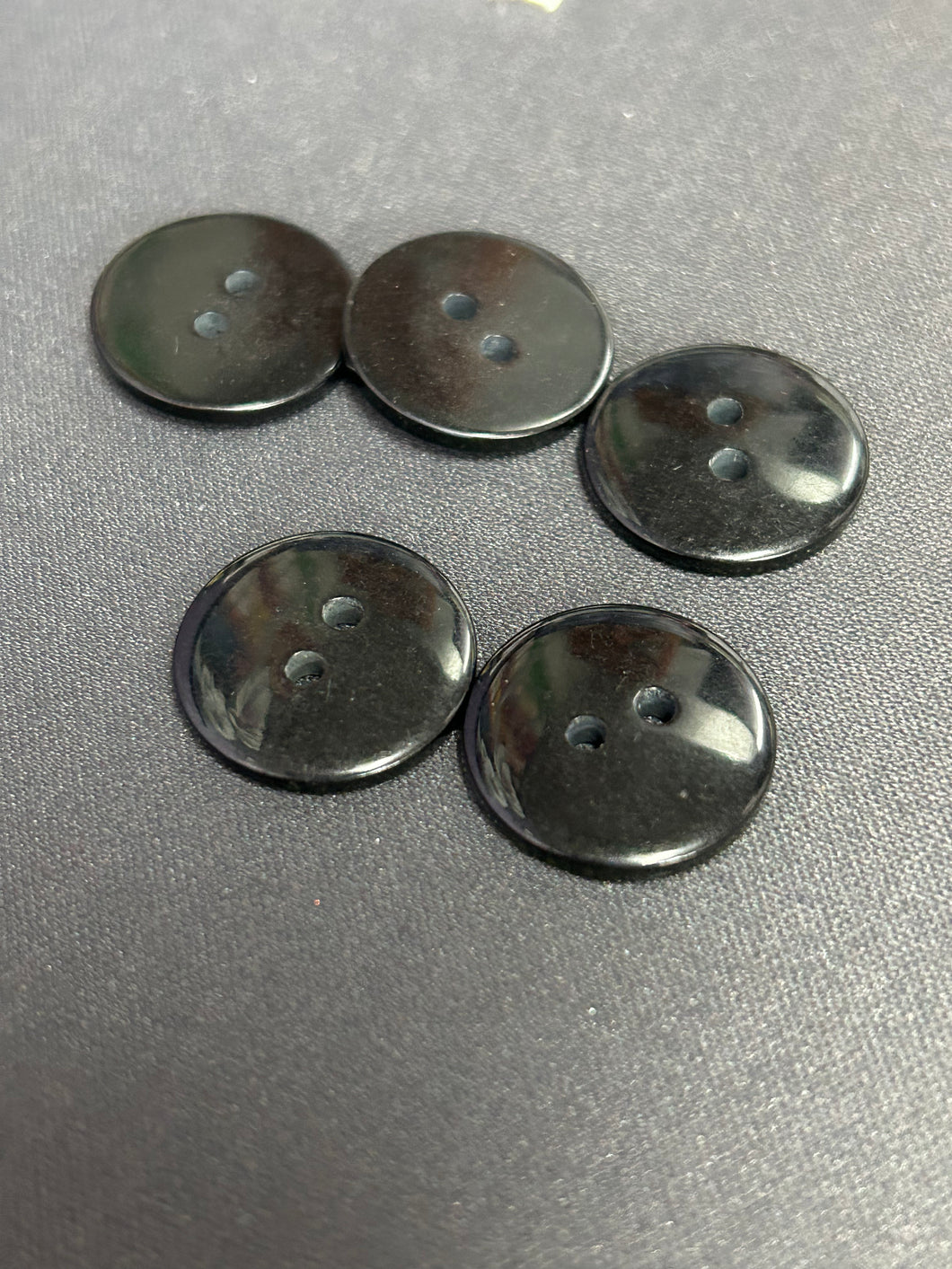 BUTTON BLACK 1.9CM 5PCS