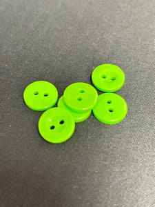 BUTTON GREEN 1.2CM 6PCS