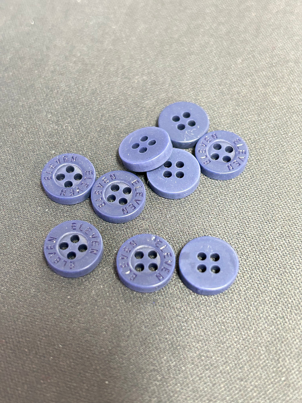 BUTTON BLUE  1.2CM 6PCS