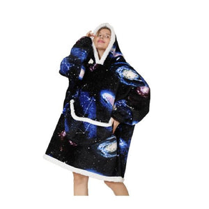 OVERSIZED HOODIE BLANKET GALAXY