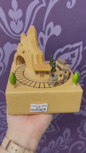 Load and play video in Gallery viewer, WOODEN MUSICAL BOX 11*11CM TRAIN
