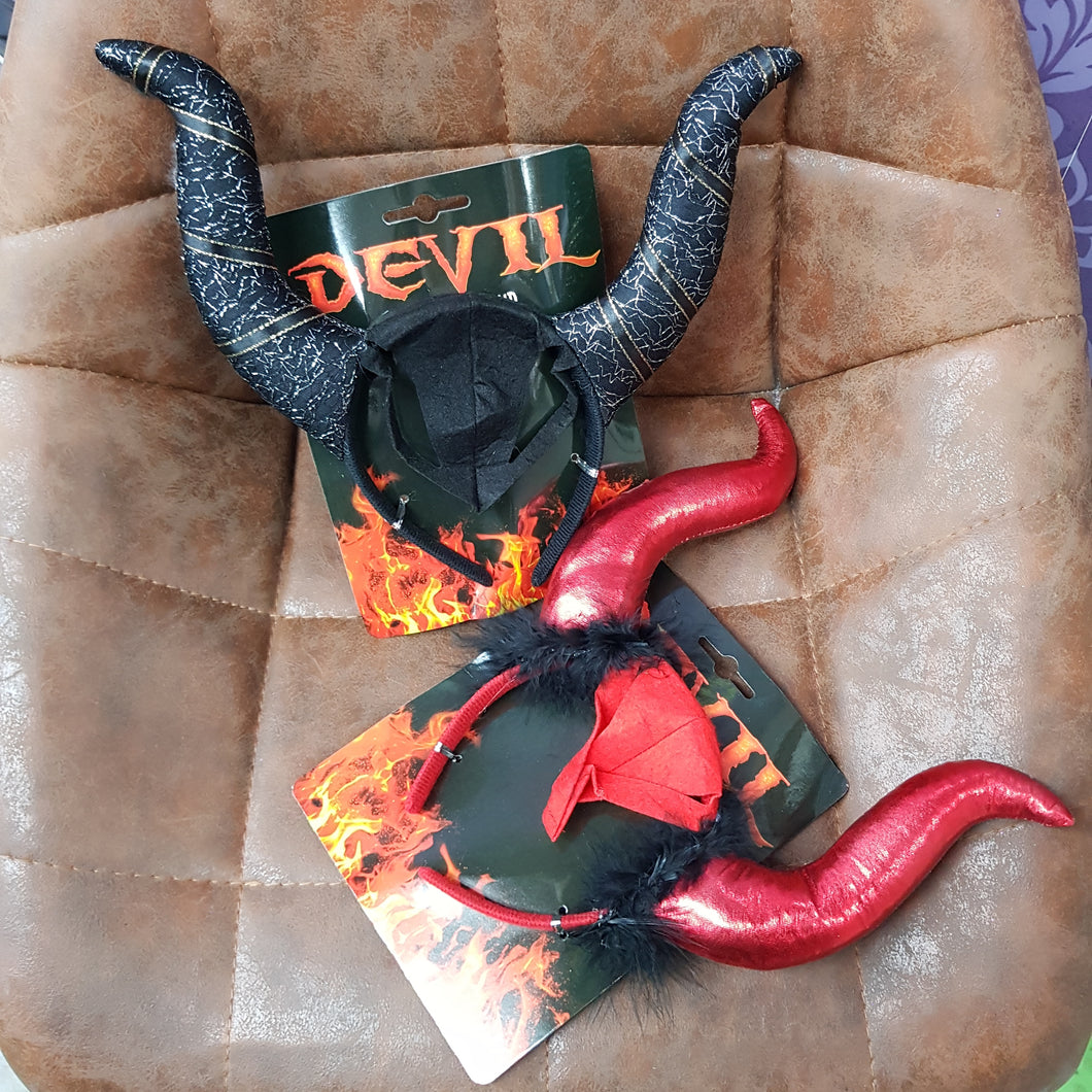 LARGE DEVIL HEADBAND