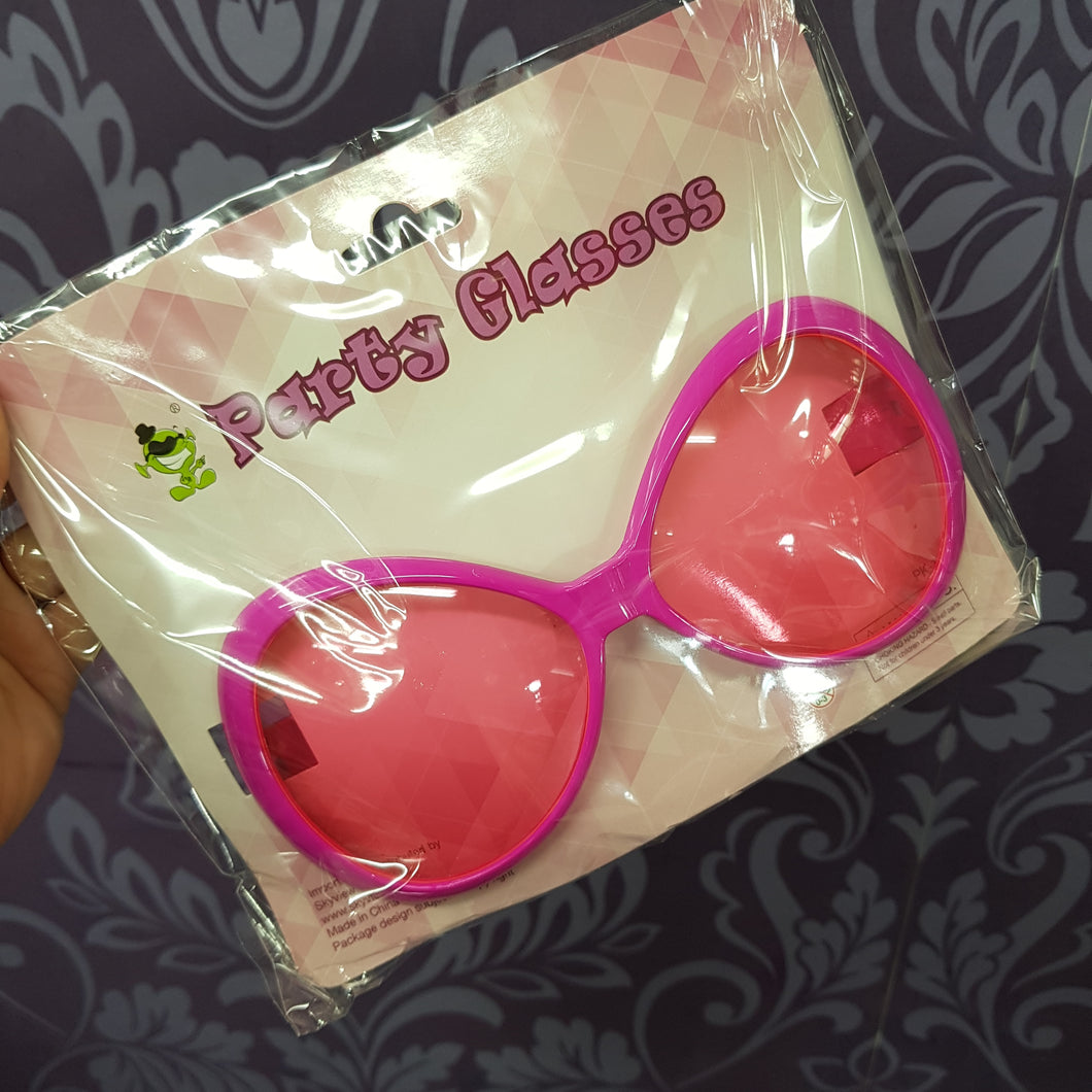 PARTY GLASSES DISCO PINK