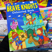 Load image into Gallery viewer, COLOURING BOOK BRAVE KNIGHTS 56PG
