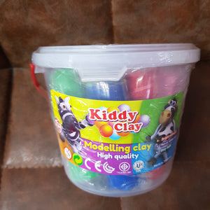 MODELLING CLAY TUB 8 COLOURS 700G