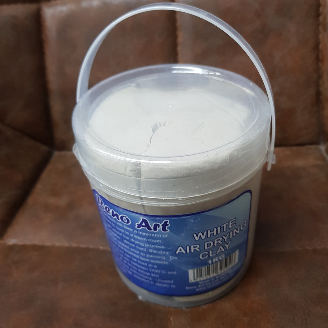 AIR DRYING CLAY WHITE 1KG