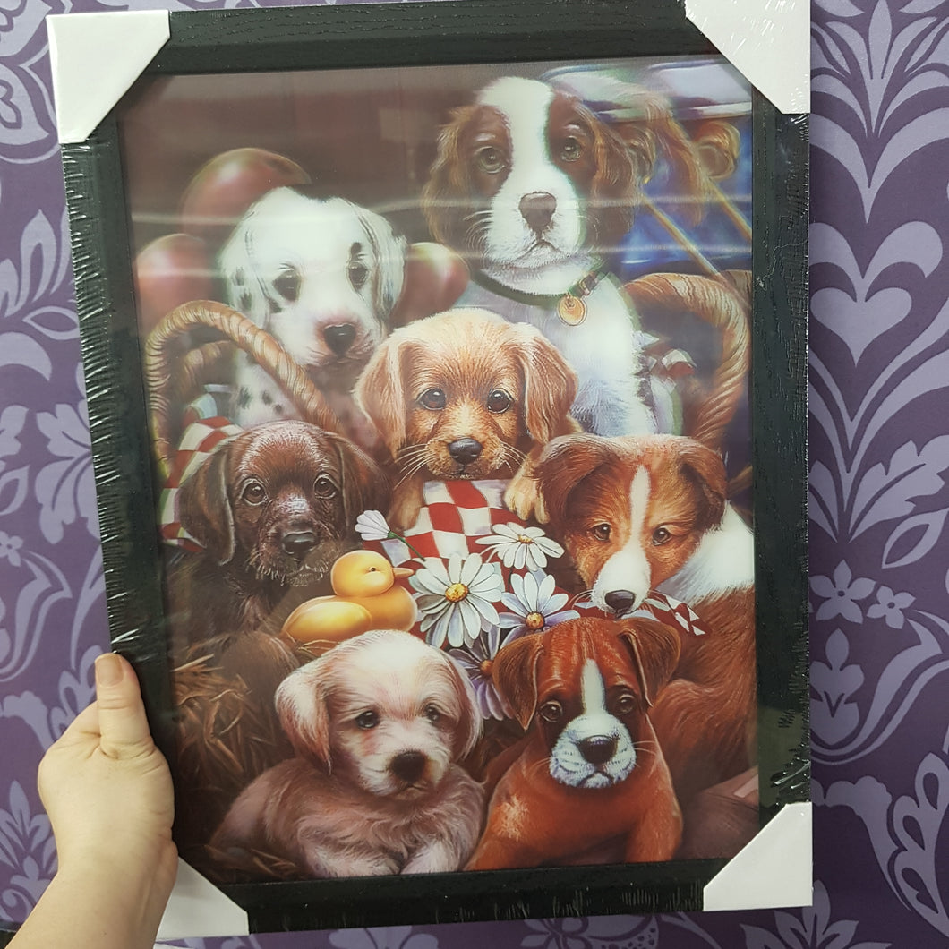 5D PICTURE DOGS 30*40CM