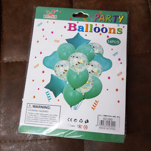 PARTY BALLOONS 14PCS