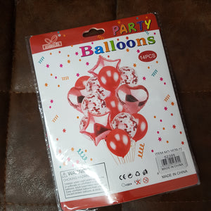 PARTY BALLOONS 14PCS