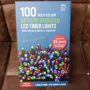 TIMER LED LIGHTS 100LIGHTS 5.94M+50CM 1PC