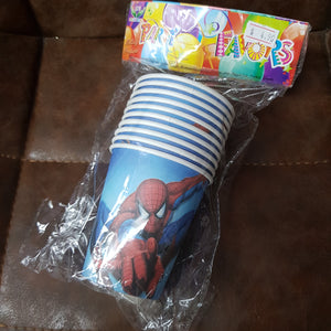 PARTY ITEMS SPIDERMAN