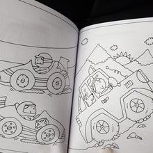 Load image into Gallery viewer, COLOURING BOOK NOISY WHEELS 48PG 270*197MM
