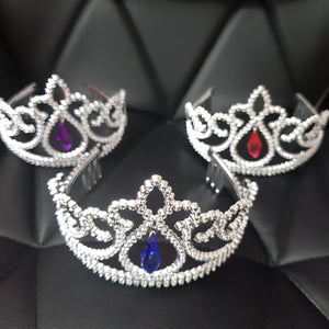 TIARA WITH COLOUR JEWELS 1PC
