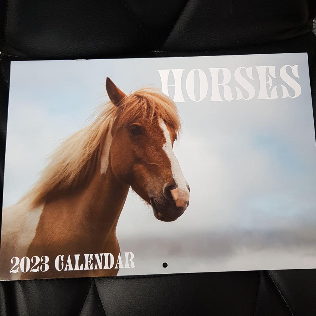 2023 CALENDAR A4 HORSES
