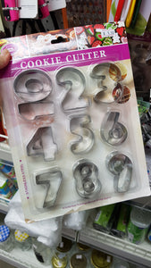 Cookie cutters number