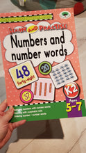 Load image into Gallery viewer, LEARN &amp; PRACTISE NUMBERS AND NUMBER WORDS AGE 5-7
