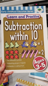 LEARN & PRACTISE SUBTRACTION WITHIN 10