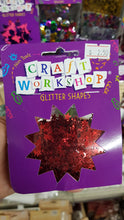 Load image into Gallery viewer, Glitter LITTER SHAPE CRAFT STAR RED /GOLD /SILVER 35 G 1PC
