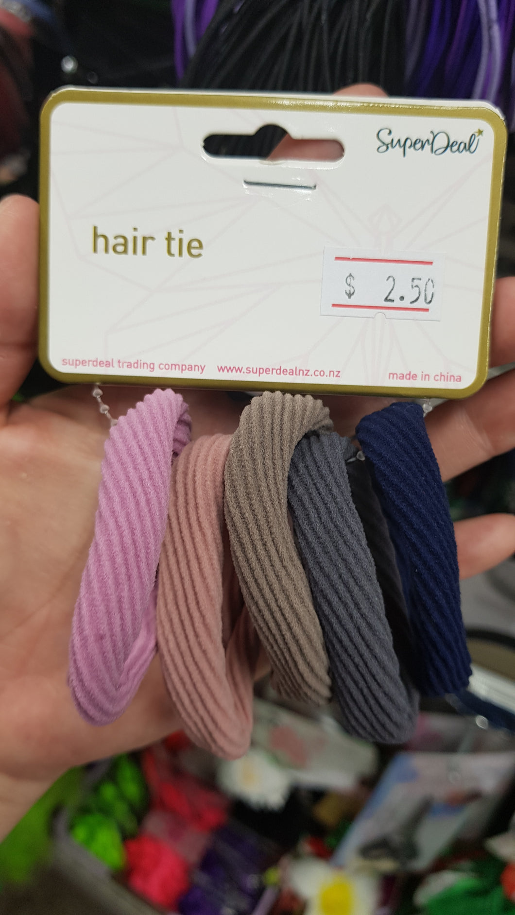 Extra thick hair tie 5pc