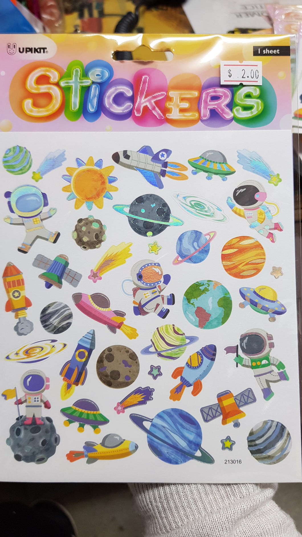 Sticker outer space