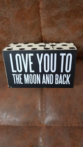 Love you to the moon 10*6*4cm