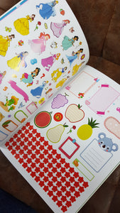 COLORING BOOK 12PG 144 STICKERS