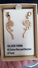 Load image into Gallery viewer, SILVER FERN EARRING 2.5*1CM
