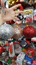 Load image into Gallery viewer, CHRISTMAS SEQUIN BAUBLE 100MM 1PC
