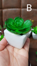 Load image into Gallery viewer, Artificial succulents with pot 1pc
