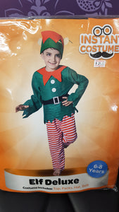 ELF COSTUME KIDS 6-8YR