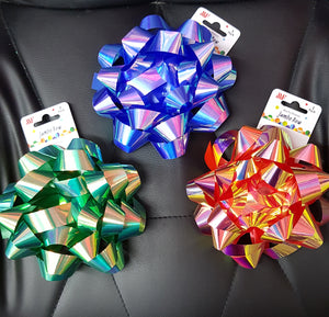 GIFT BOW STAR 13CM 1PC