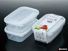 Load image into Gallery viewer, PLASTIC CONTAINER PACK A WHITE 800ML 2PC RECT
