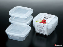 Load image into Gallery viewer, PLASTIC CONTAINER PACK C WHITE 380ML 3PC SQ
