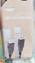 Load image into Gallery viewer, USB EXTENSION CABLE 1.5M
