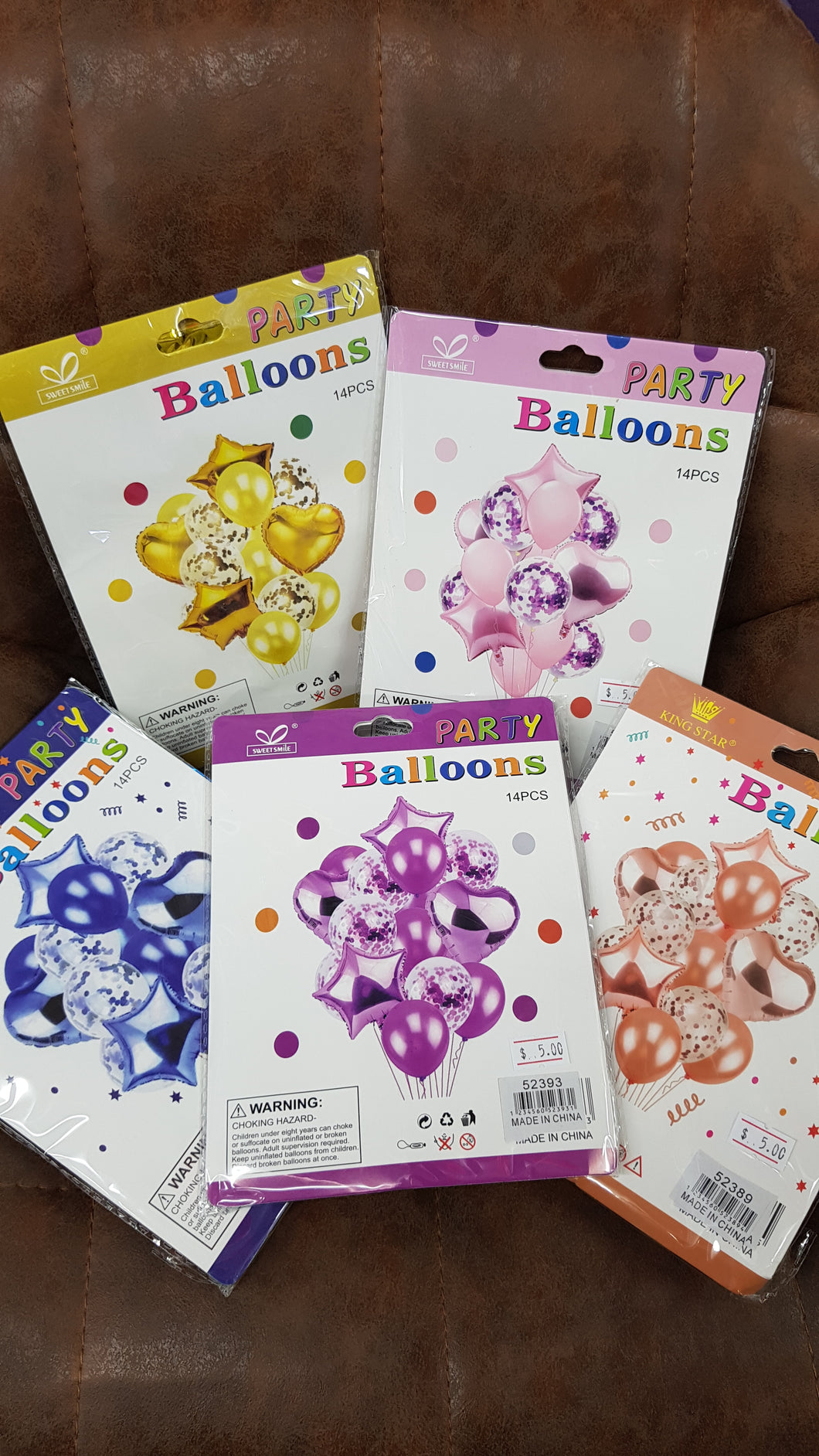 PARTY BALLOONS 14PCS