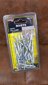 ALUMINIUM RIVET 4.8MM 40PCS