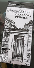 Load image into Gallery viewer, CHARCOAL PENCIL 12PCS
