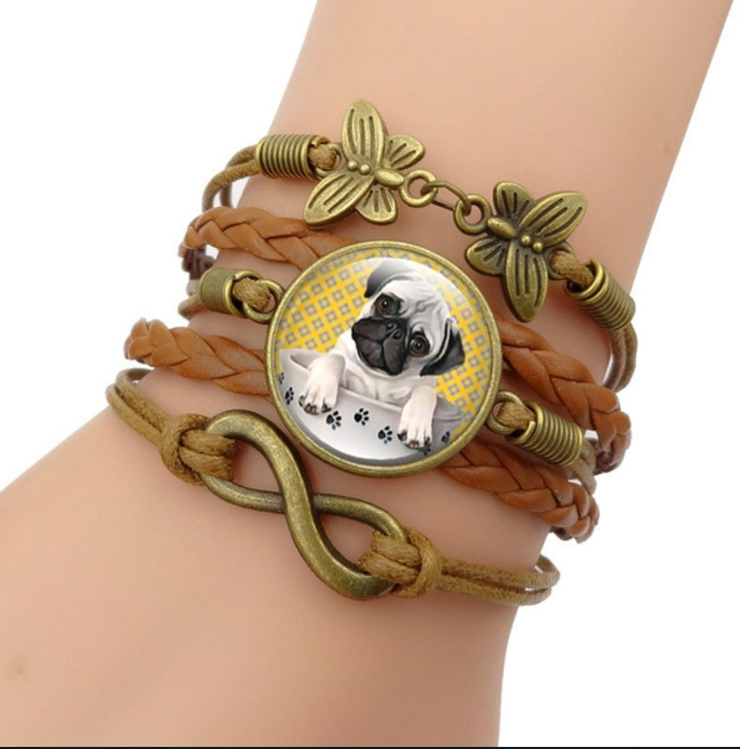 Pug bracelet clearance