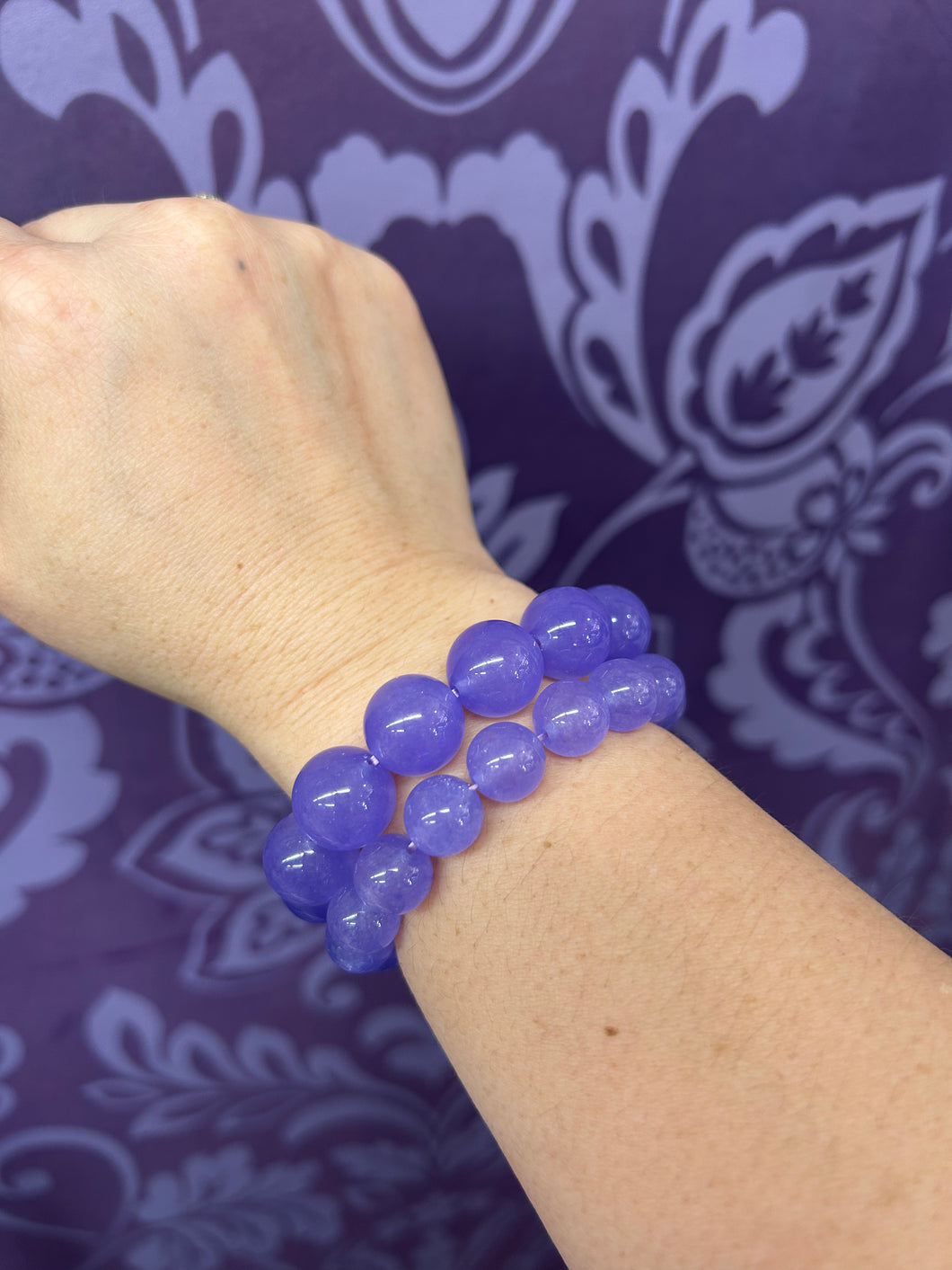 LAVENDER CHALCEDONY BRACELET 1PC