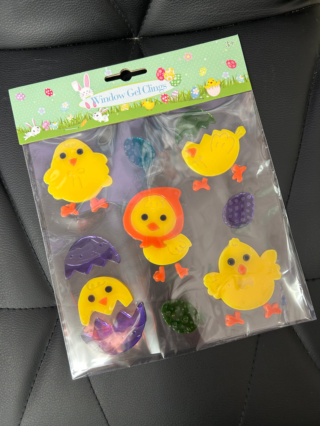 EASTER GEL WINDOW CLING CHICK
