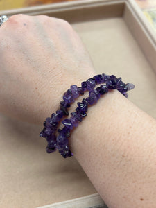 AMETHYST NECKLACE OR BRACELET