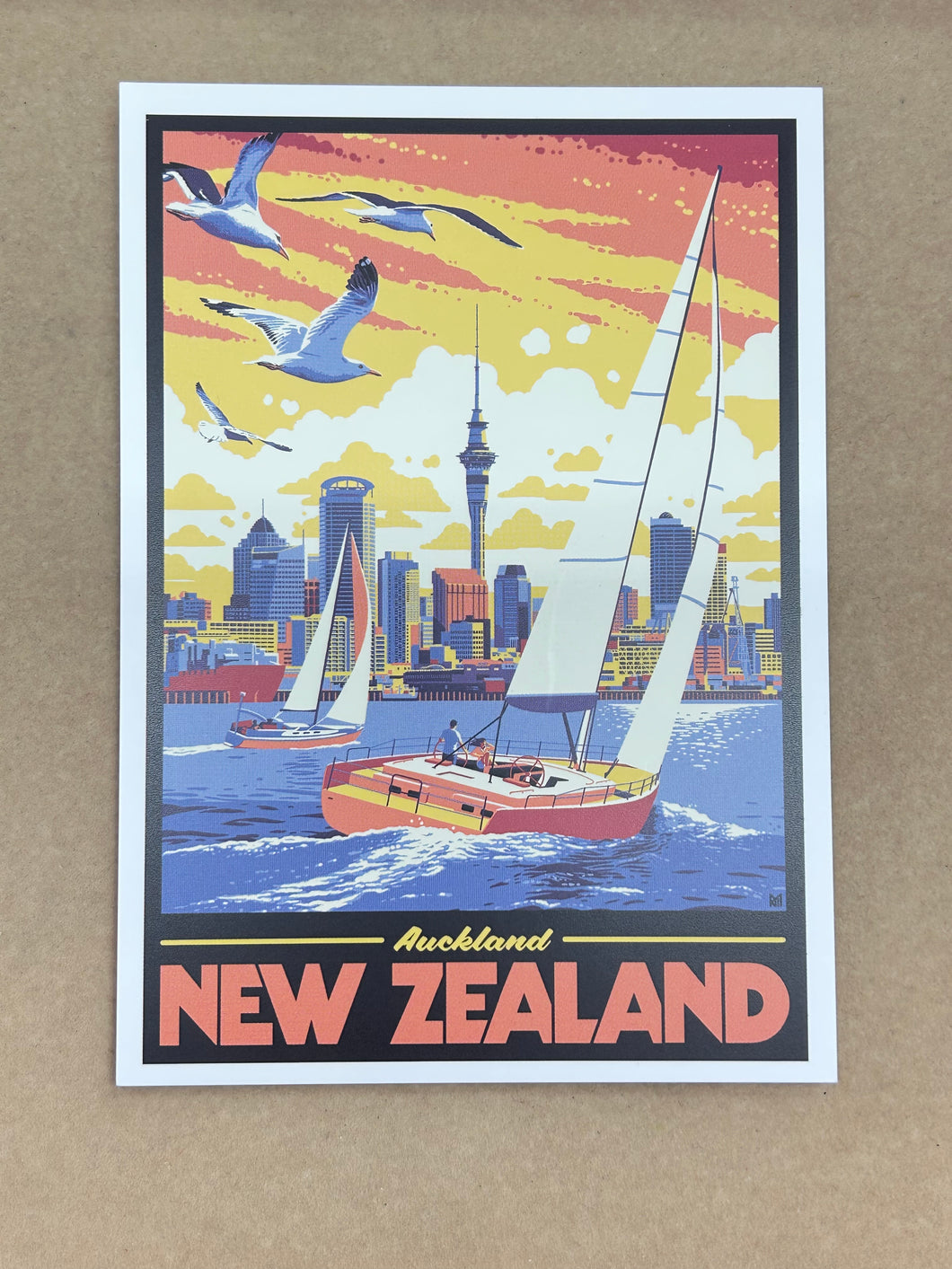 POST CARD AUCKLAND 1PC