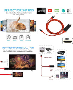 LIGHTING TO HDMI DIGITAL CABLE 2M