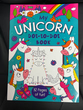 Load image into Gallery viewer, MY UNICORN DOT TO DOT BOOK 32PG
