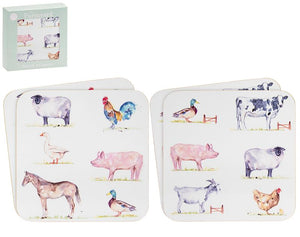 COUNTRY LIFE COASTERS SET 4