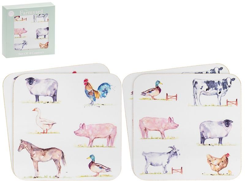 COUNTRY LIFE COASTERS SET 4