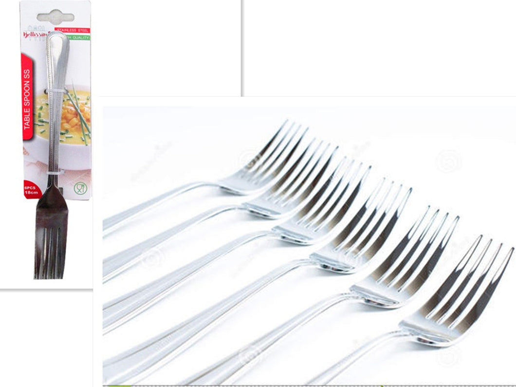 STAINLESS STELL TABLE FORK 6PCS